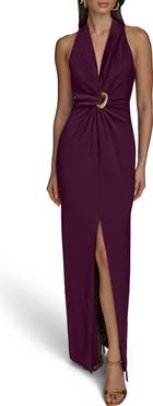 Donna Karan New York Twisted Sleeveless Gown