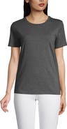 Lands' End Relaxed Supima Cotton Crew Neck T-Shirt