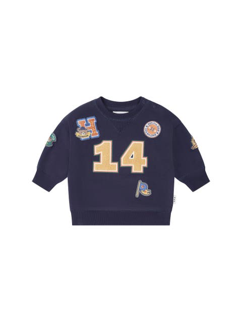 Collegiate Patches Sweatshirt (Toddler, Little Kid, Big Kid)