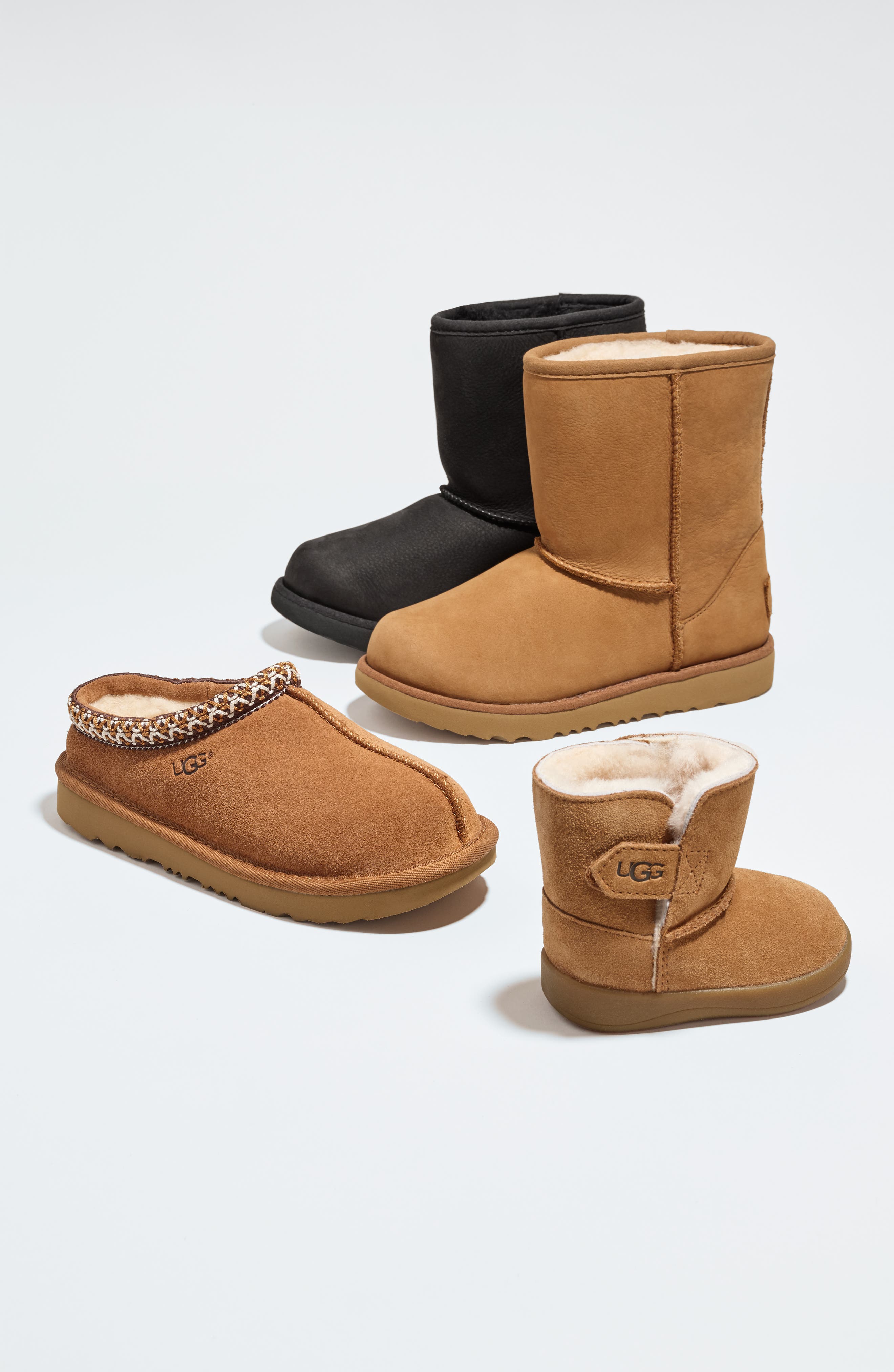 Детские UGG® Kids' Tasman II Embroidered Slipper — фото 7
