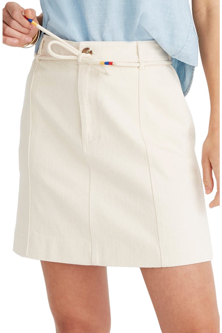 Capital A-Line Miniskirt, Main, color, CLOUD LINING