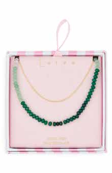 Leith Ombré Beaded Layered Necklace