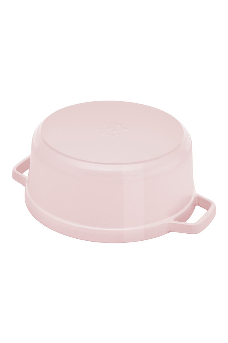 4-Quart Enameled Cast Iron Dutch Oven, Alternate, color, PEONY PINK