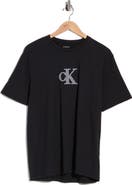 Calvin Klein Textured Logo Cotton T-Shirt
