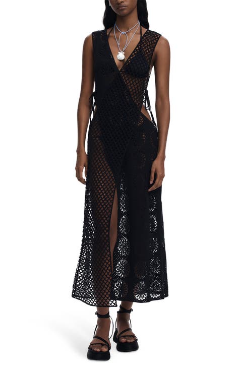 Open Kit Cover-Up Maxi Wrap Dress