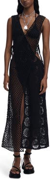 Desigual Open Kit Cover-Up Maxi Wrap Dress