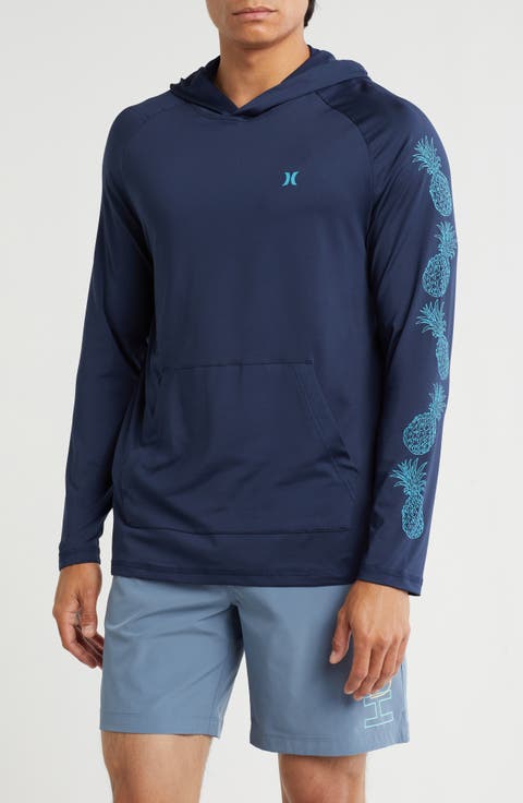 Pineapple Long Sleeve UPF 50+ Hooded Rashguard