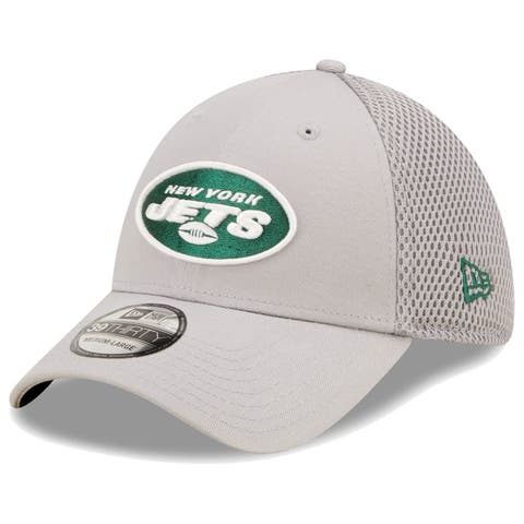 Men's New Era Gray New York Jets Team Neo 39THIRTY Flex Hat