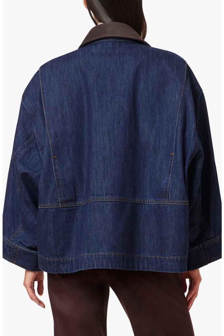 Oversized Denim Jacket, Alternate, color, RINSE