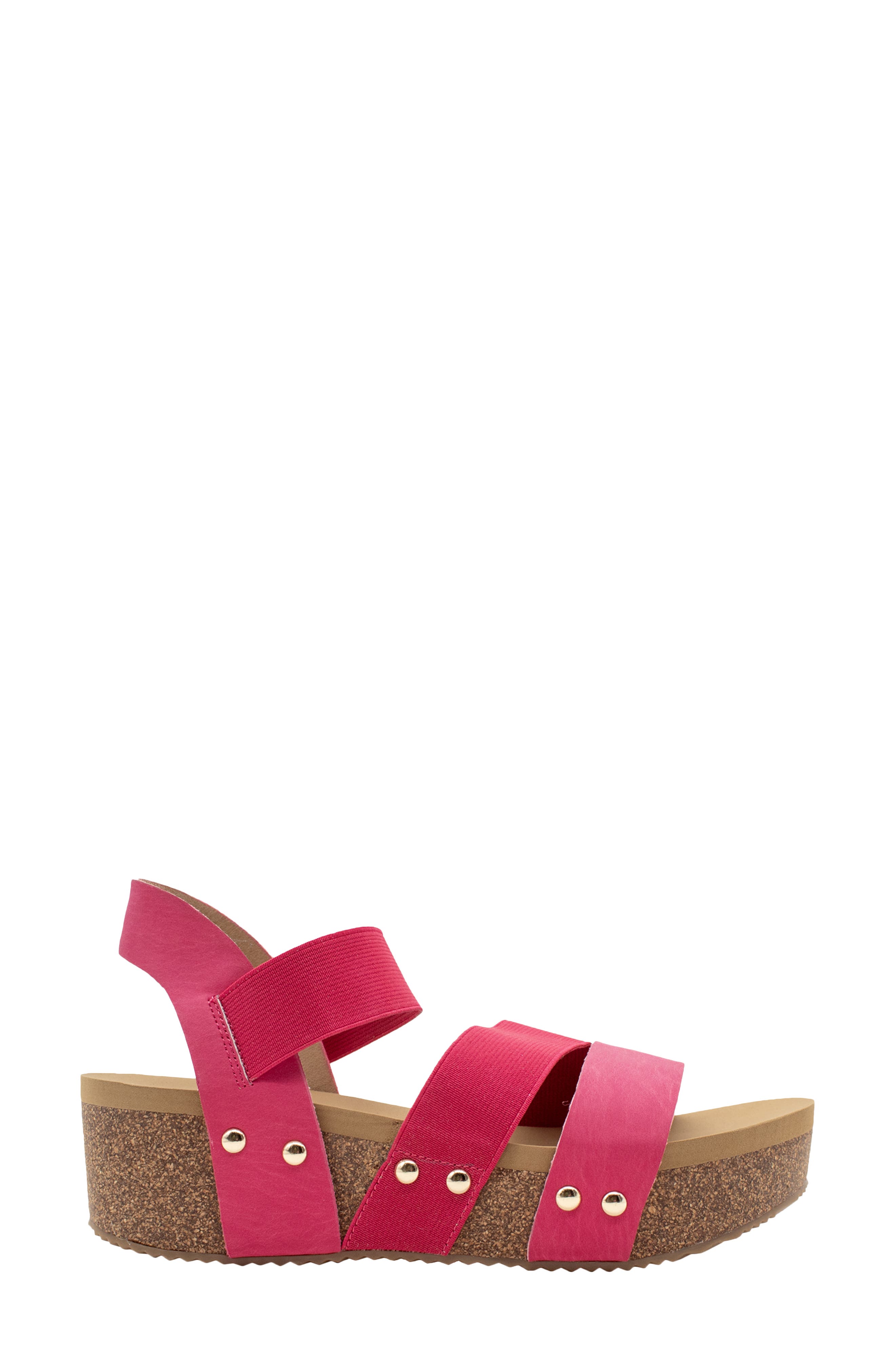 Volatile Picnic Water Resistant Platform Sandal, Alternate, color, Fuchsia