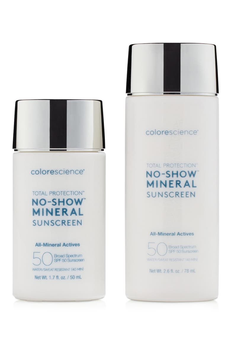 Total Protection™ No-Show™ Mineral Sunscreen SPF 50, Main, color, NO COLOR