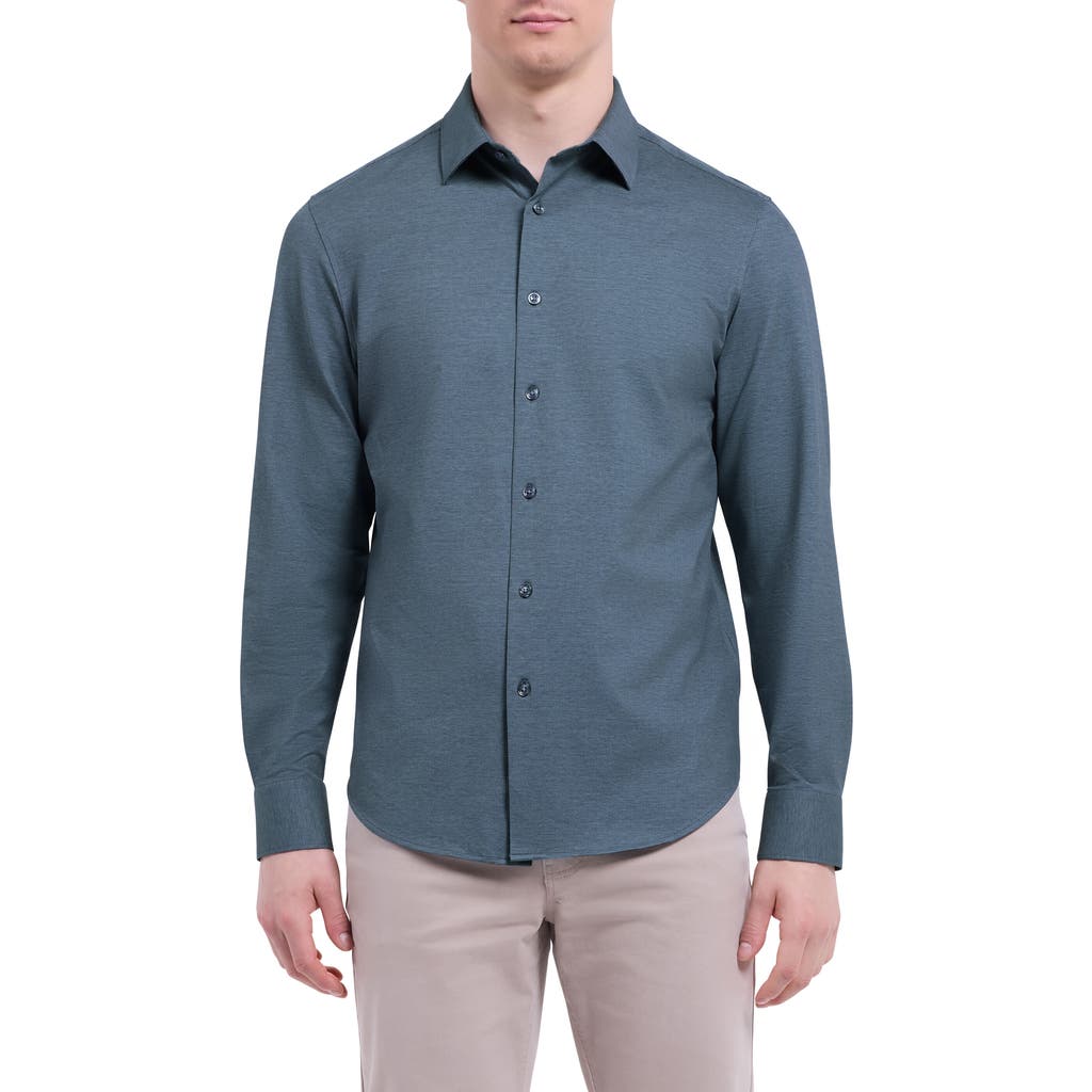 Bugatchi James Ooohcotton® Button-up Shirt In Blue