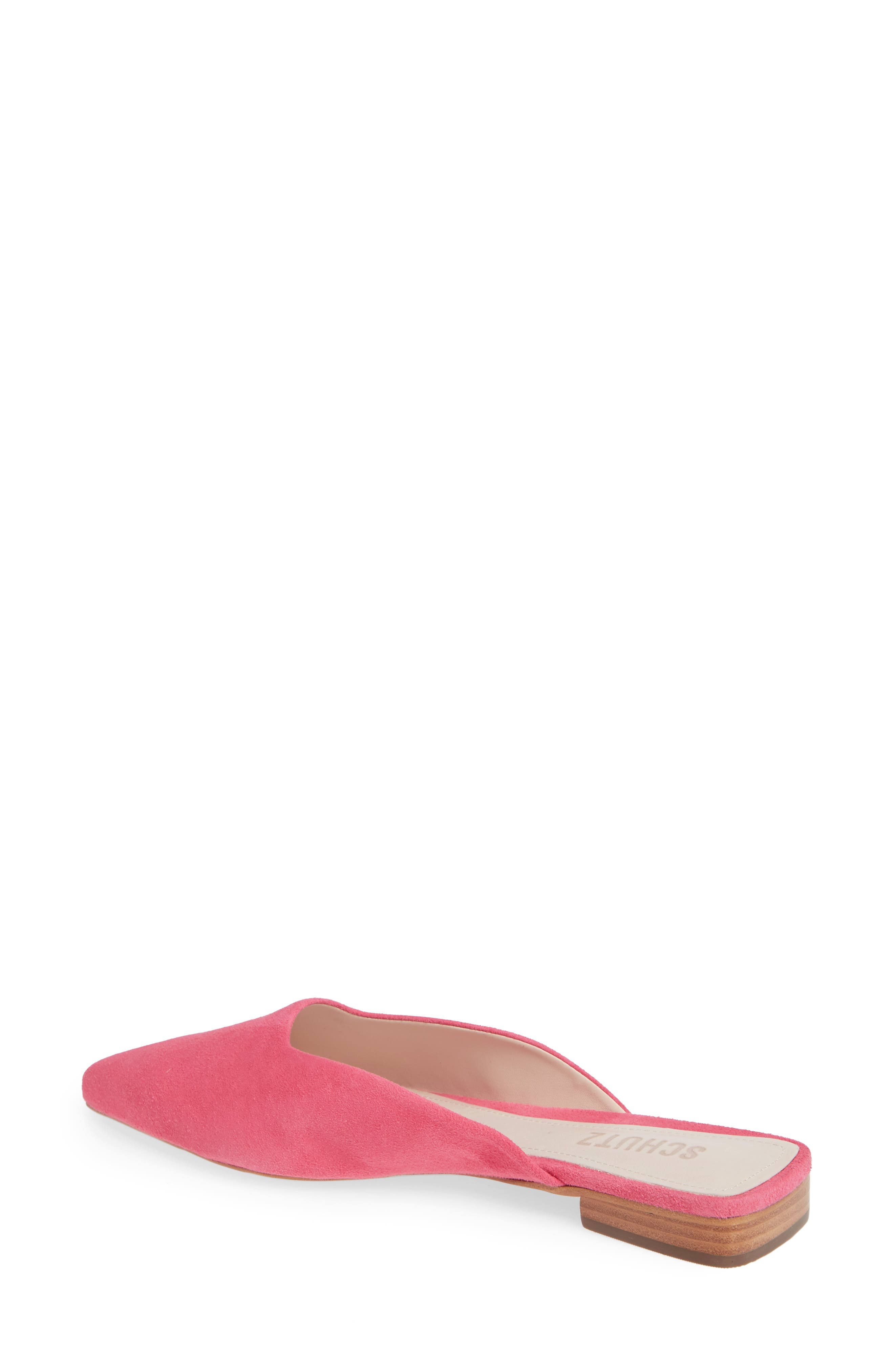 Morguetti Mule, Alternate, color, VIBRANT PINK SUEDE