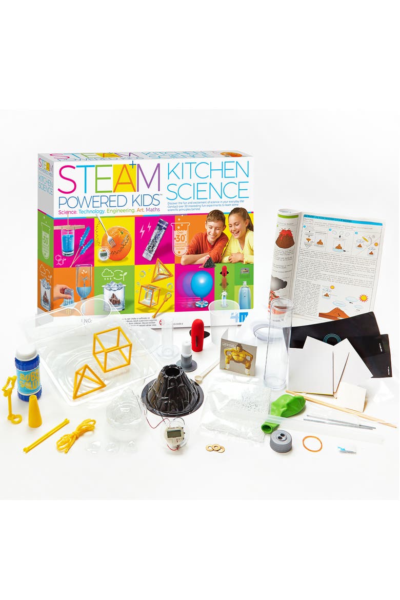 STEAM Powered Kidz, Kitchen Science, DIY 30+ Home Experiments, 5+, Alternate, color, Multicolored