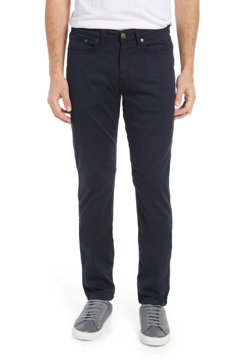 No Sweat Slim Fit Stretch Pants, Main, color, NAVY