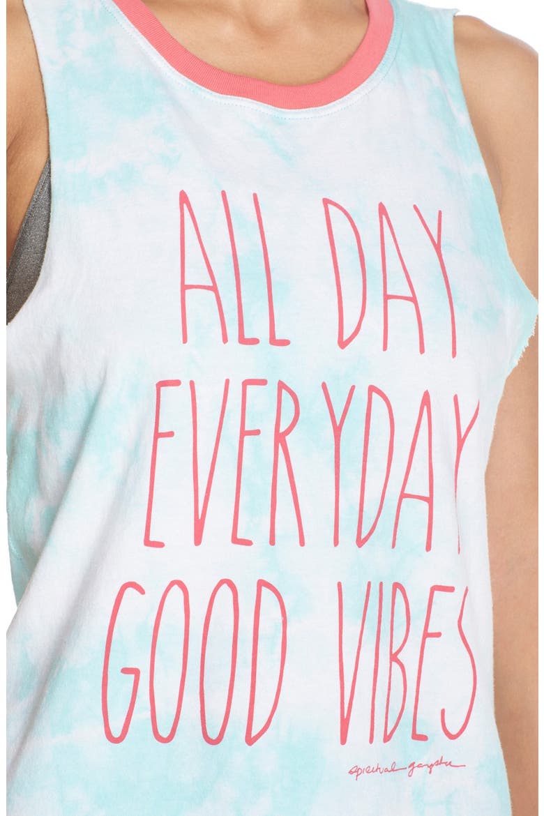 'Good Vibes All Day' Muscle Tee, Alternate, color, SKYWASH