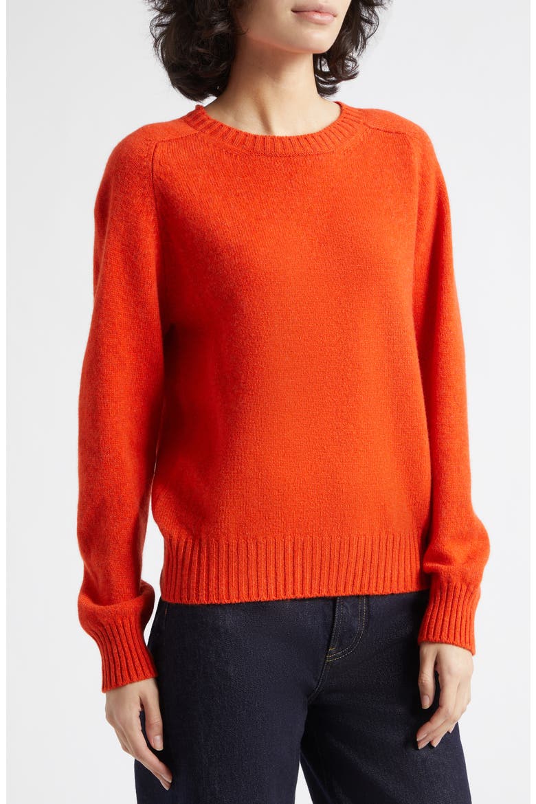 Blyth Lambswool Crewneck Sweater, Alternate, color, CULLODEN RED