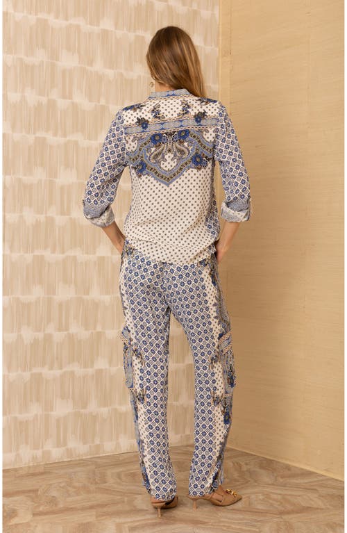 Hale Bob Kamari Top In Blue