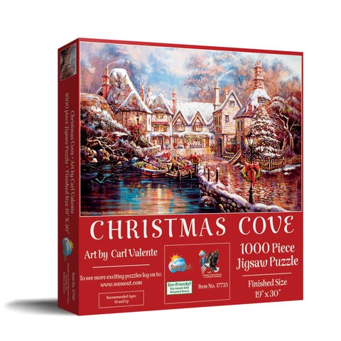 Christmas Cove 1000 piece Jigsaw Puzzle for Adults