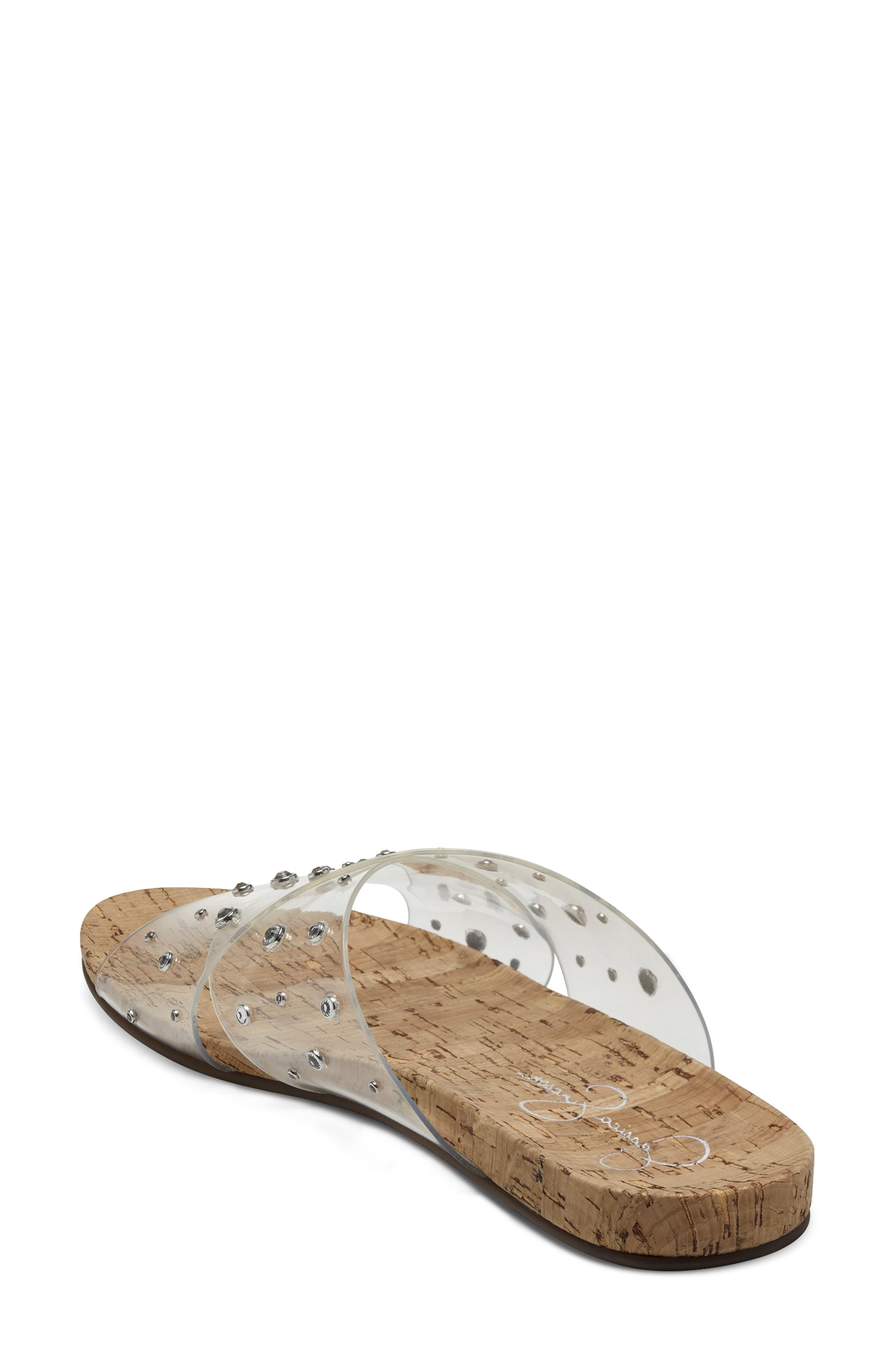 Tislie Clear Slide Sandal, Alternate, color, CLEAR/ CLEAR