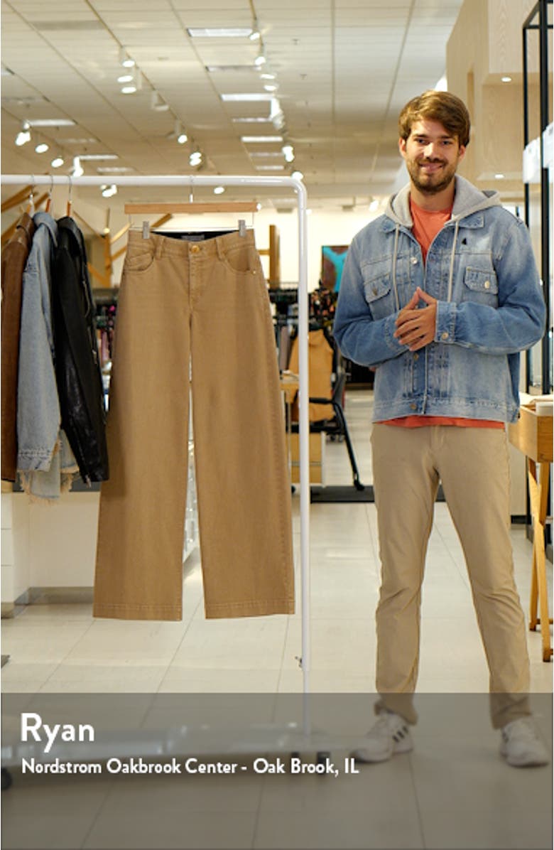 'Ab'Solution Sam High Waist Wide Leg Jeans, sales video thumbnail