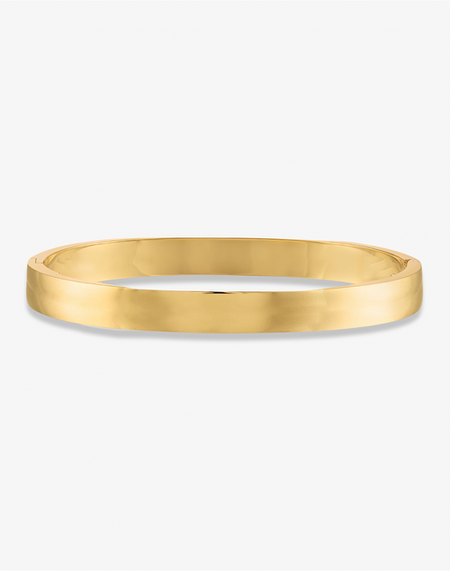 Ben Oni Polished Bold Bangle Bracelet In Gold