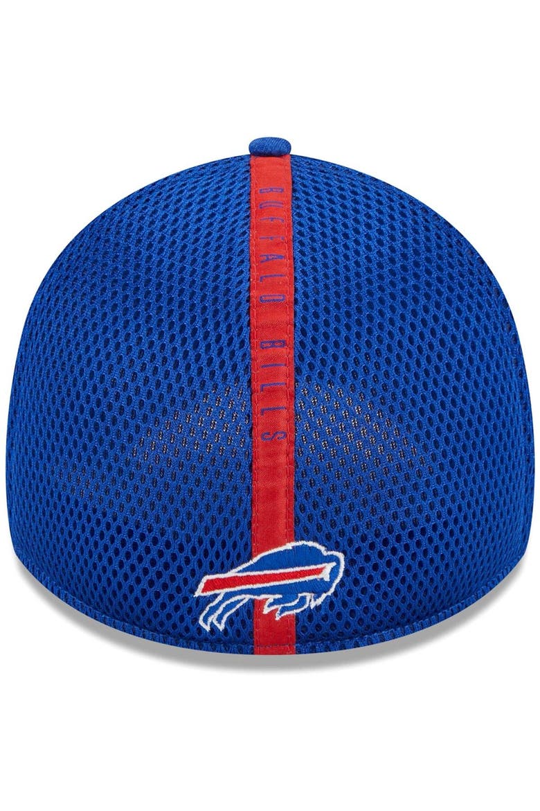 Men's New Era Royal Buffalo Bills Stripe 39THIRTY Flex Hat, Alternate, color, Royal
