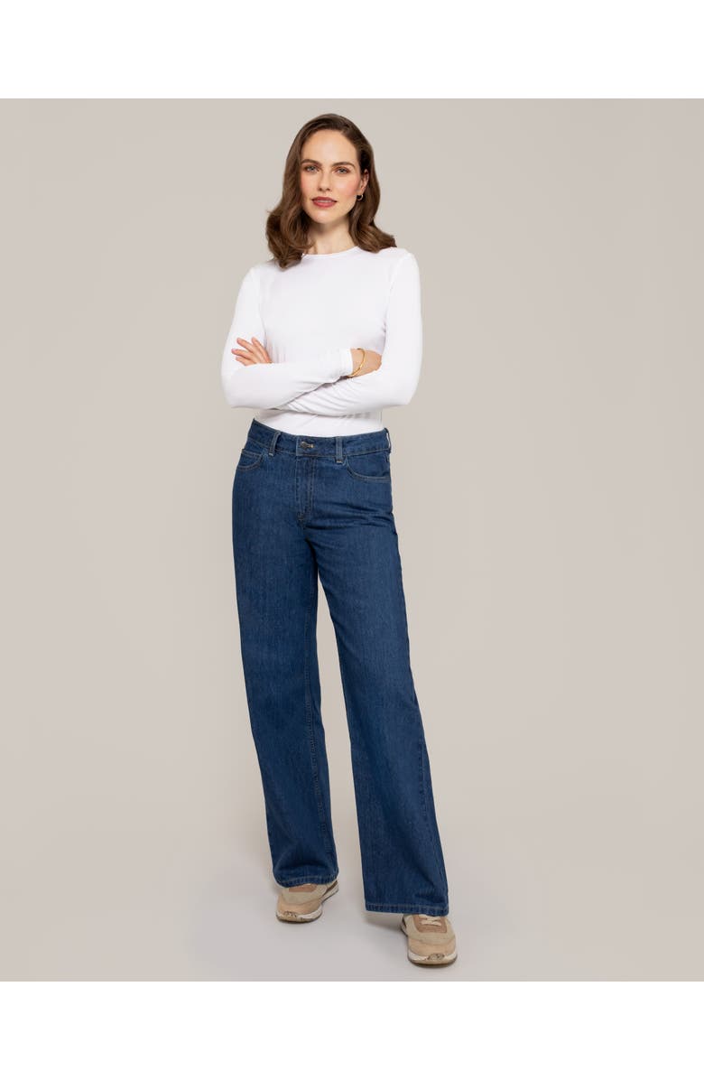 Celtic
Co. Wide Leg Jean, Alternate, color, Indigo Mid Wash