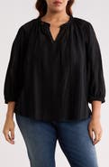 Vince Camuto Raglan Sleeve Peasant Top