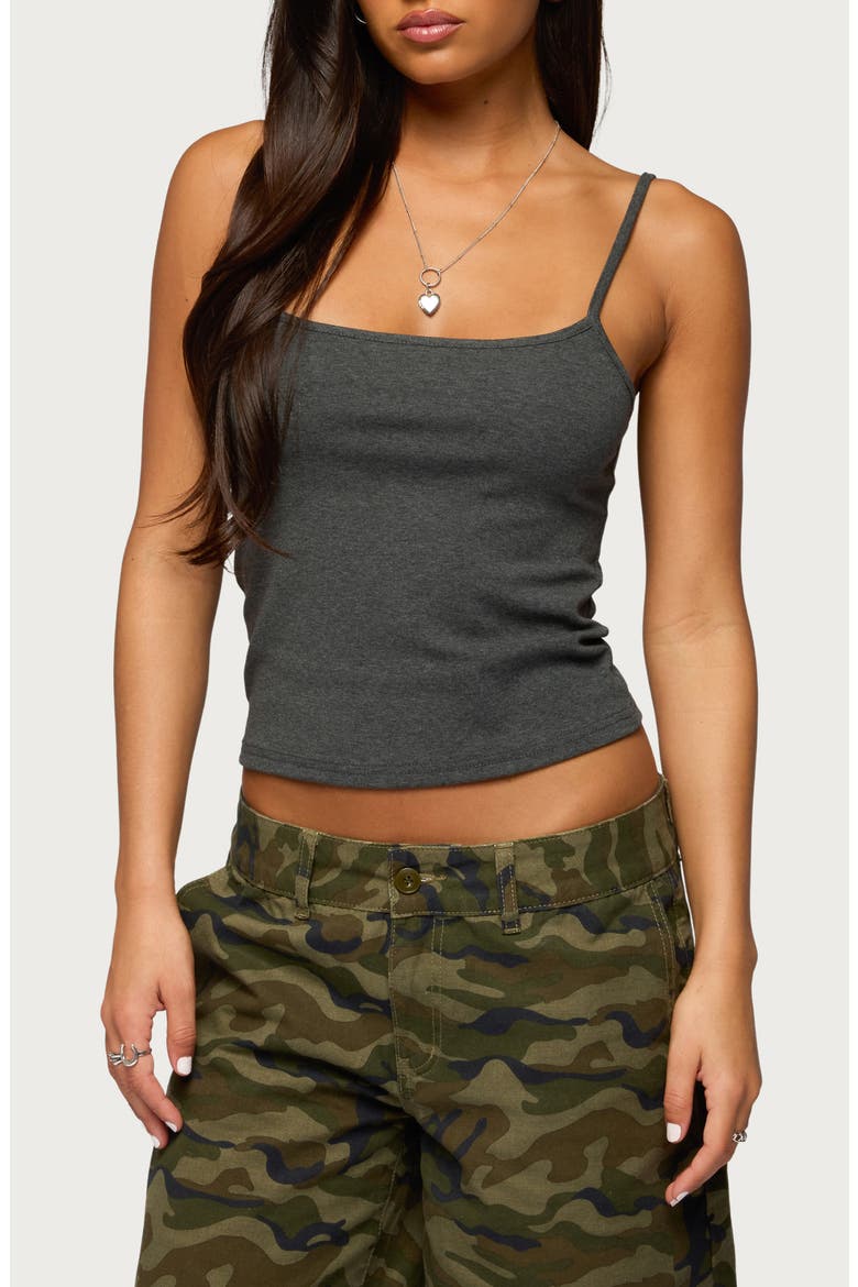 Deanna Cotton Camisole, Main, color, DARK-GRAY-MELANGE