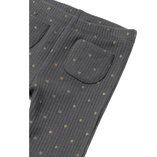 Mayoral Baby Ribbed Flared Leggings In Black