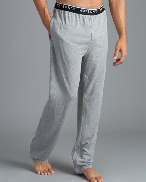 Watson's Men's Element Cotton/Modal Lounge Pant in Heather Grey  product
