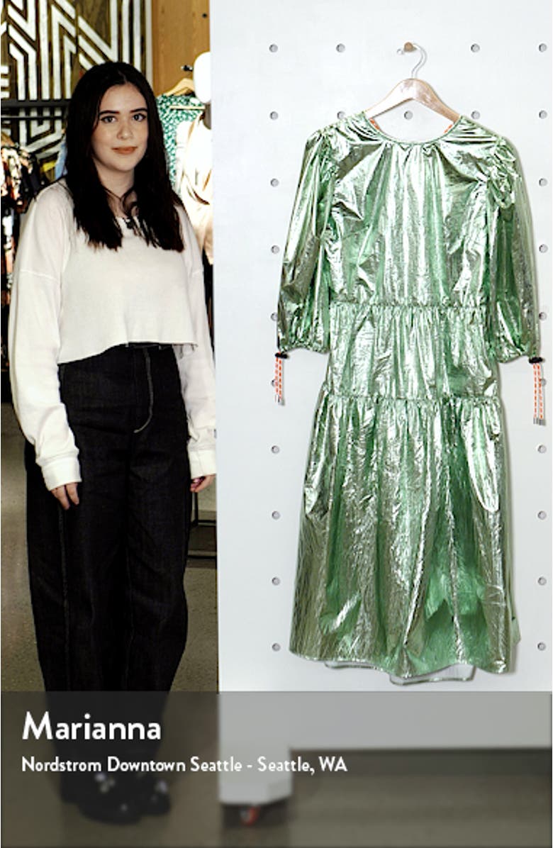 Hus Space Poplin Midi Dress, sales video thumbnail