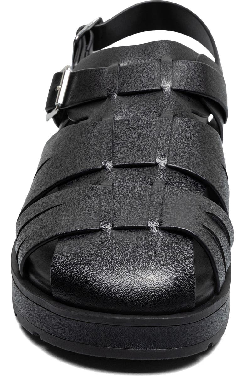 Stacy Adams Largo Fisherman Sandal, Alternate, color, Black
