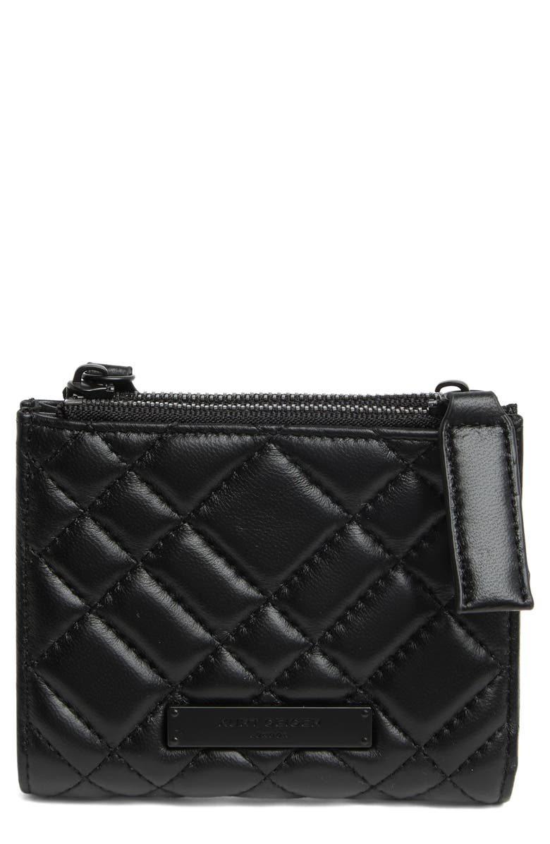 Kurt Geiger London Mini Purse Drench Card Wallet, Main, color, Black