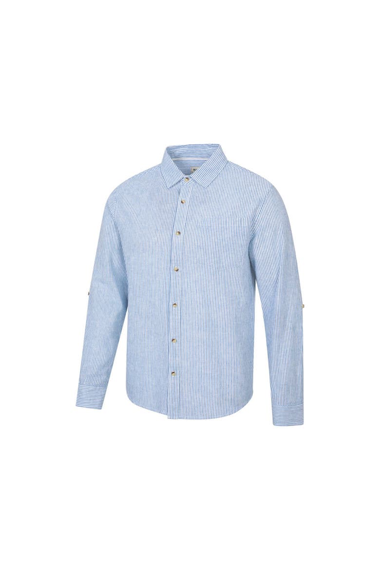 Lowe Stripe Shirt, Alternate, color, Blue