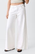 MANGO TEEN Low Waist Wide Leg Jeans