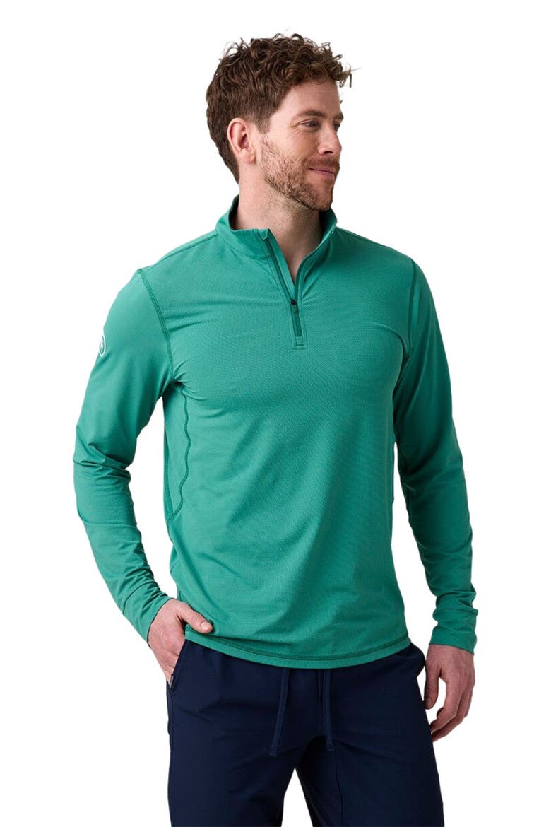 Tahoe Sun 1/4 Zip - Men's, Main, color, Gearhead Green