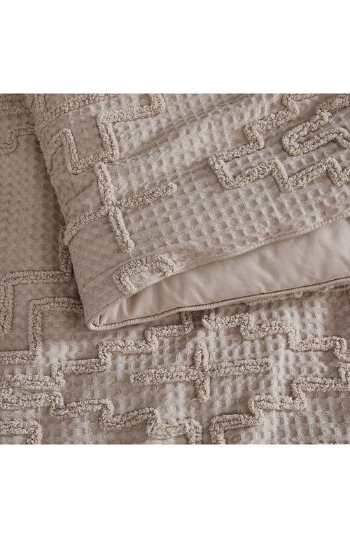 Pendleton Kiva Steps Comforter Set In Feather Gray