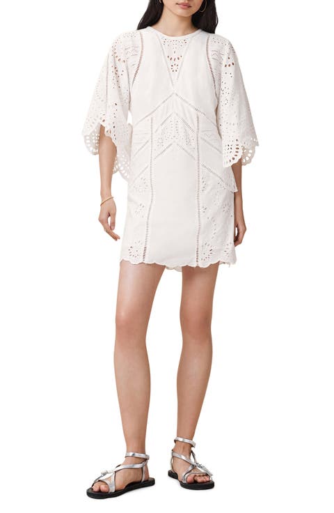 Luci Eyelet Embroidered Minidress