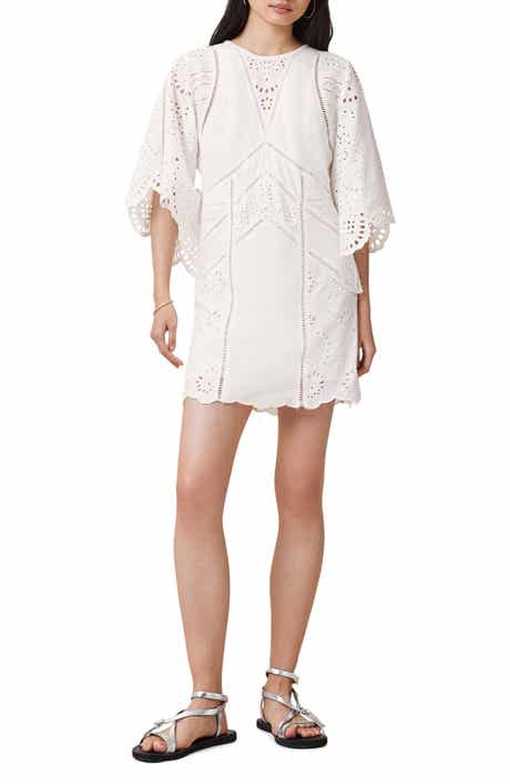 AllSaints Luci Eyelet Embroidered Minidress