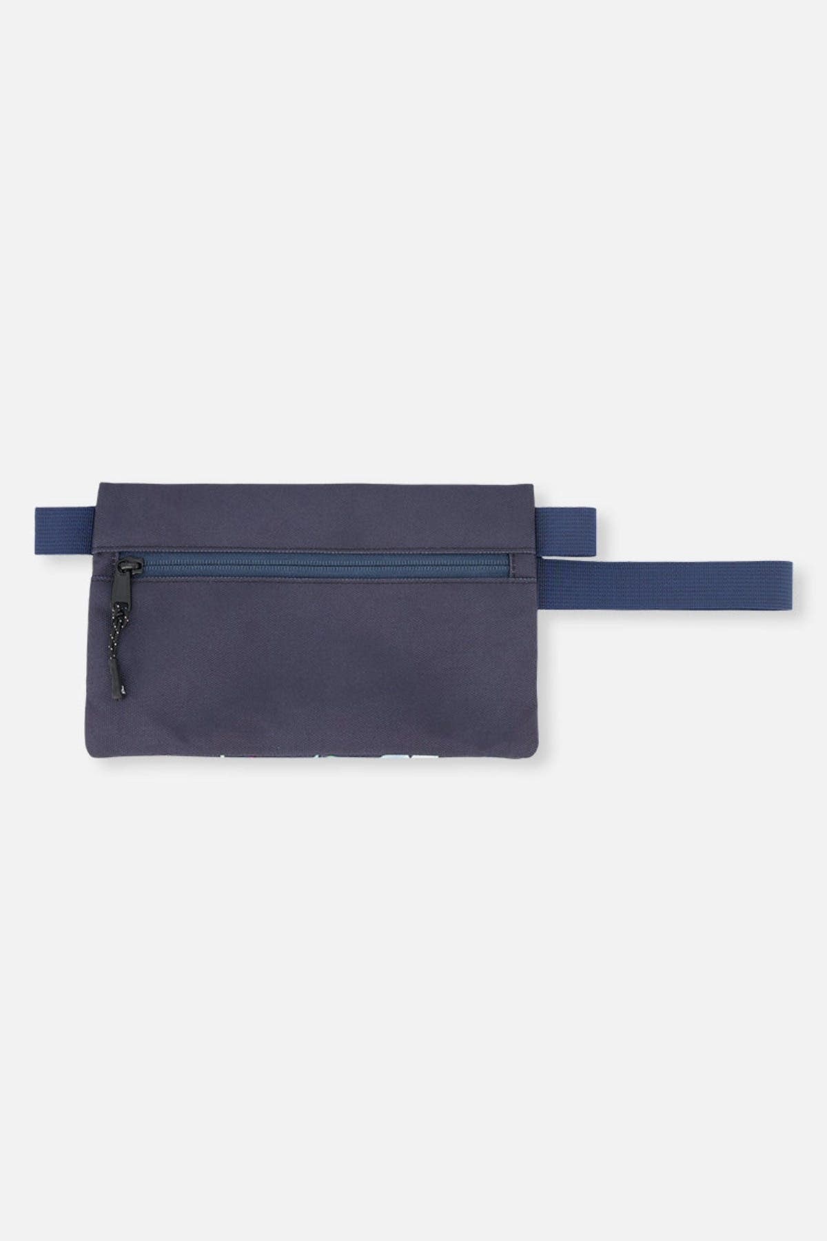 Deux par Deux Floral Practical Stylish Compact Pencil Case, Alternate, color, Blue Floral Print