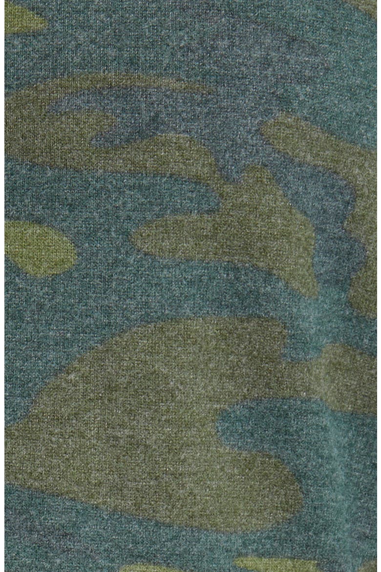 Camo Wrinkle Resistant Tech Fleece Button-Up Shirt, Alternate, color, OLIVE GREEN