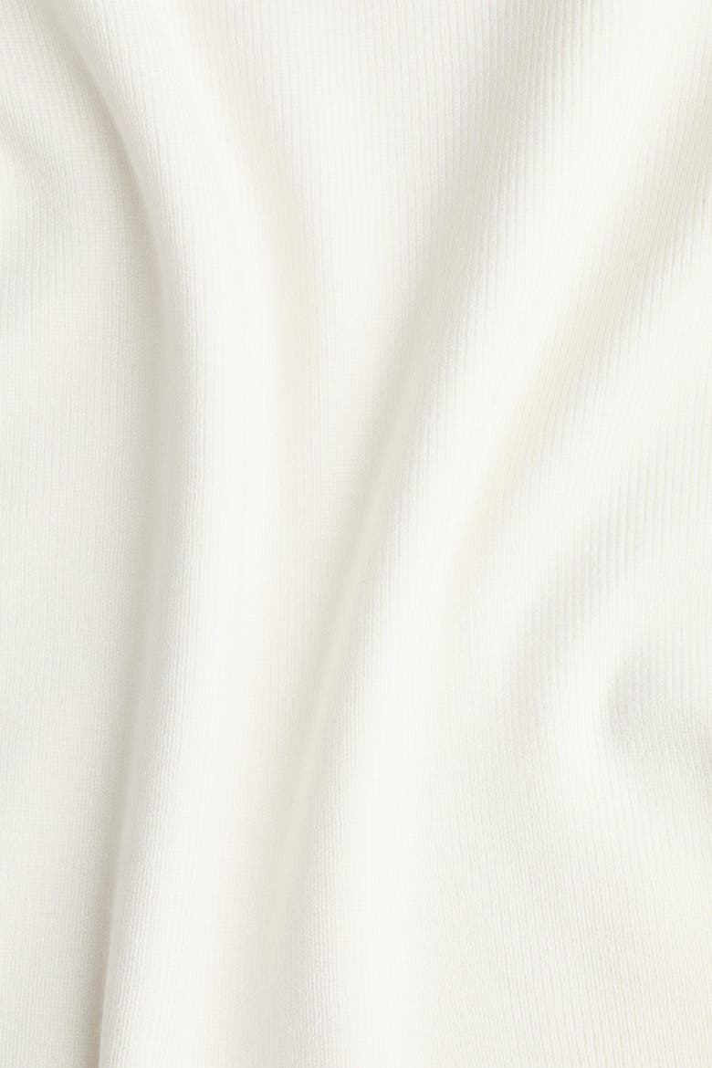 Fine-Knit Viscose-Blend T-Shirt, Alternate, color, Cream