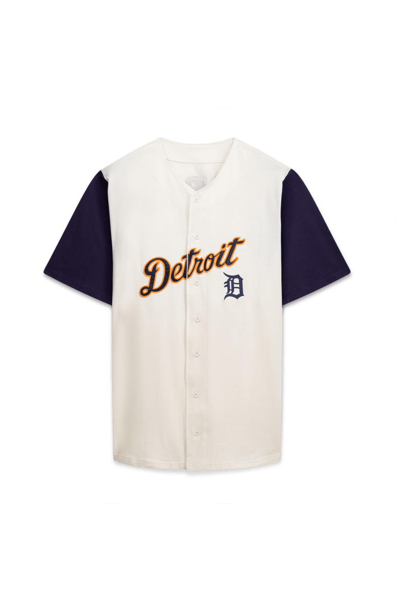 PROFILE Men's Profile Cream/Navy Detroit Tigers Big & Tall Two-Color Fashion Jersey, Alternate, color, Cream