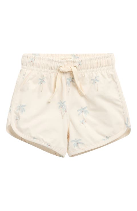 Palm Print Swim Trunks (Baby)
