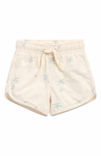 Palm Print Swim Trunks