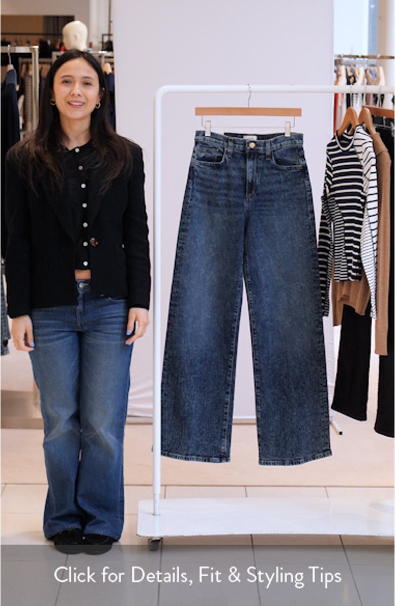 The Mia High Waist Wide Leg Jeans, sales video thumbnail
