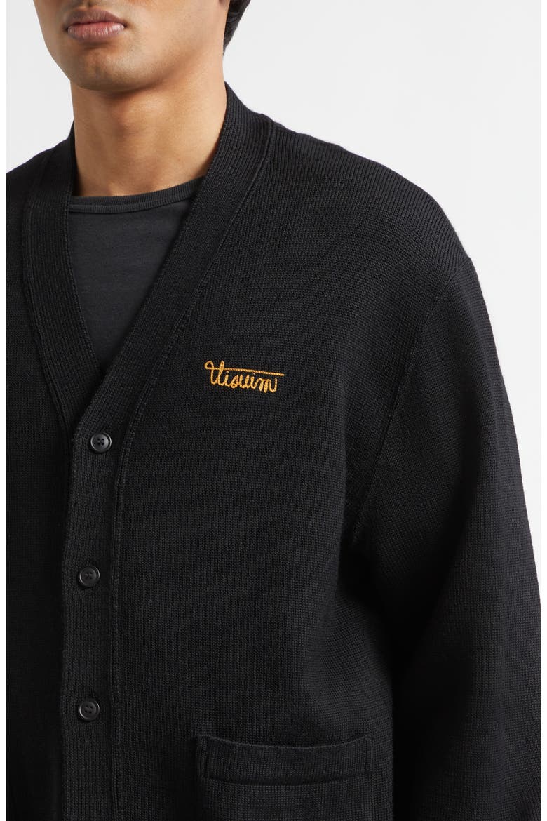 Selmer Wool Cardigan, Alternate, color, BLACK