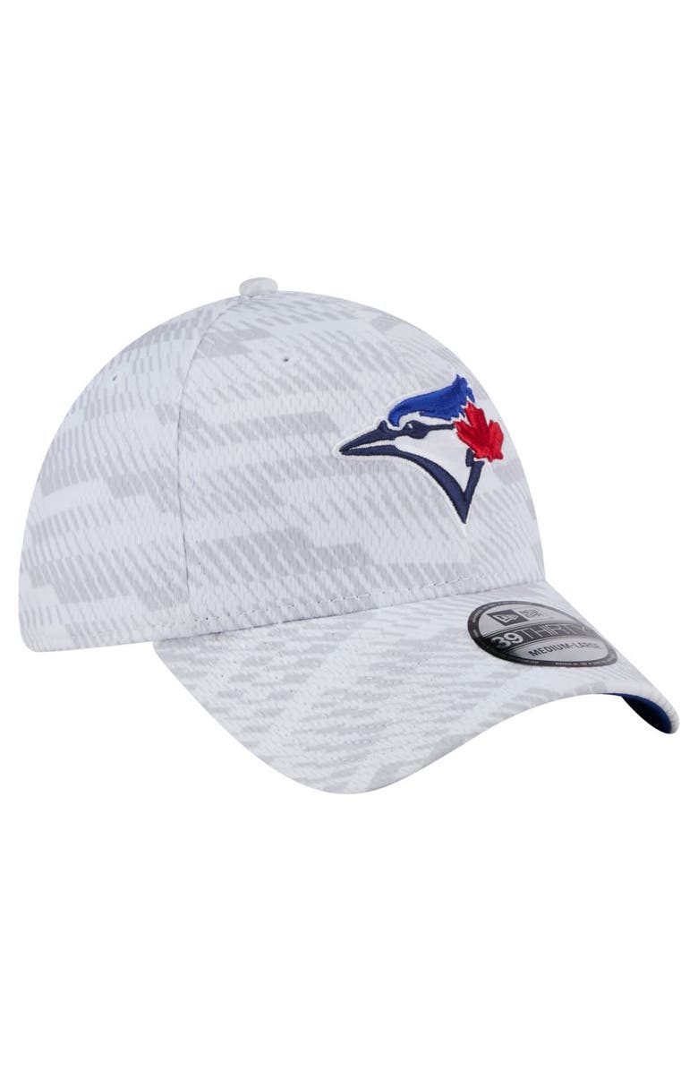 New Era Men's New Era  White Toronto Blue Jays Graded 39THIRTY Stretch Fit Hat, Alternate, color, 